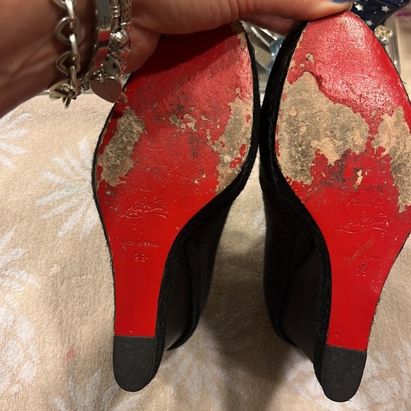 Beautiful 😍 barely worn Christian Louboutin Espadrilles - Picture 5 of 6